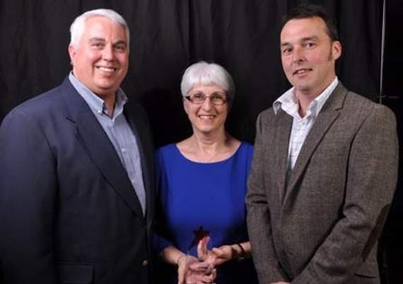 Pictured (from left): Ed Tomp (vice president and refinery general manager), Nicky Howells (training manager) and Paul Evans (senior technical trainer) at the Pembrokeshire College Apprenticeship Awards.