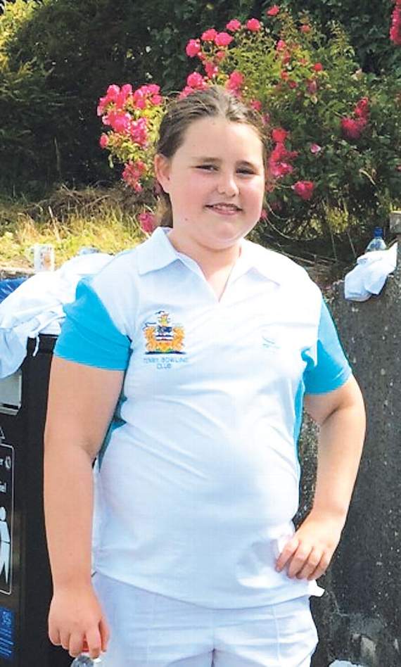 Katie Dickinson played her first league game for Tenby Arches Ladies at Haverfordwest, aged 11.