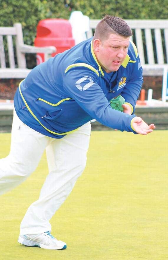Chris Court in action for Tenby.