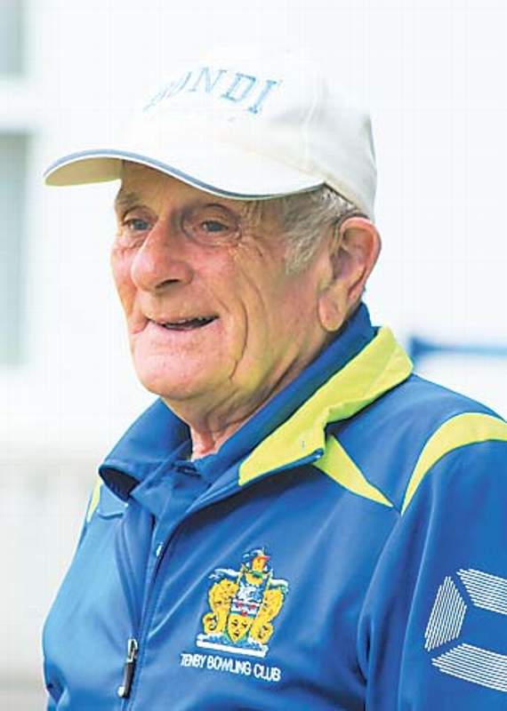 A smile from Tenby’s Dai Rees.