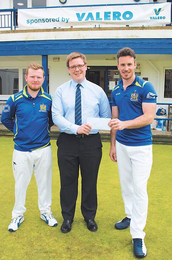 Will James, of Valero, with runners-up Ryan Thomas and Luke Guymer.