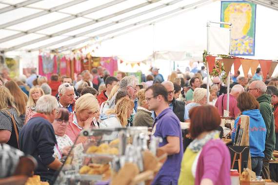 The festival is packed with stalls offering plenty to taste, tempt and buy.