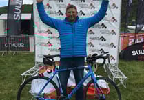 Derek runs six triathlons and an IRONMAN to help save lives across Wales