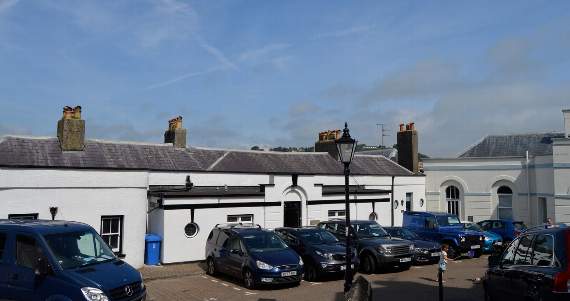 The properties along Castle Square