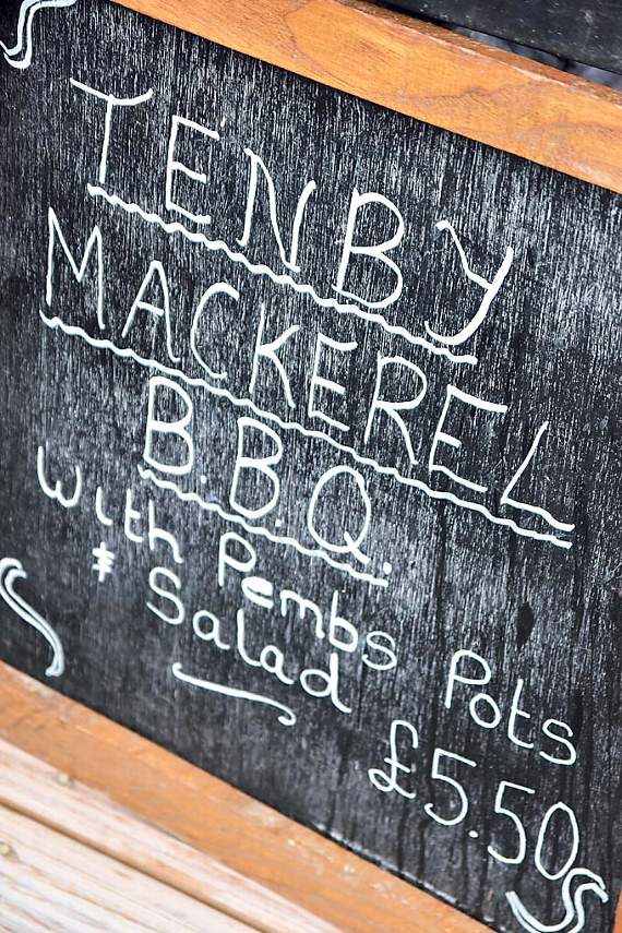 There’ll be plenty of chances to enjoy some delicious locally-caught Pembrokeshire fish and shellfish.