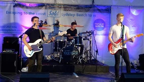Vicetrack on stage