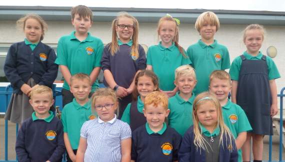 Helping us to reduce, reuse and recycle this year are our new eco warriors - Bethany, Evan, Taela, Tigerlilly, Cooper, Eirianna, Bobby, Osian, Evelyn, Sonny, Ollie, Caitlyn, Harvey and Evie-Alice.