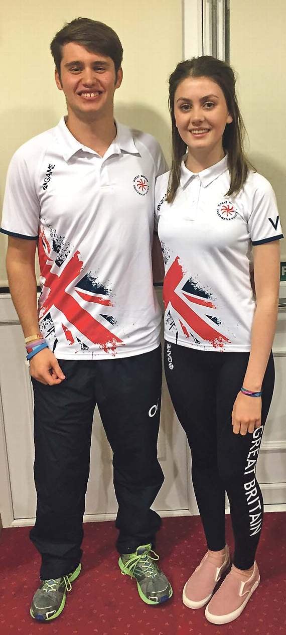 Great British Octopush Squad: The charity section helped to fund kit to allow Victoria and Oliver Crawford (pictured) to travel to Hobart, Australia, for the World age group championship. They were both very successful in this tournament and returned to thank the committee personally at a meeting.