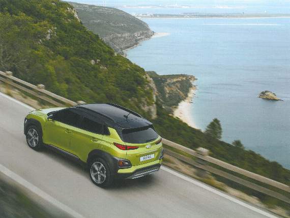 KONA Premium GT in Acid Yellow metallic pearl paint