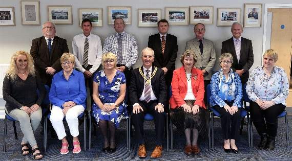 Saundersfoot Community Council members.