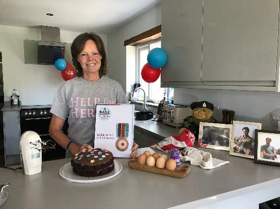 Sally Amoore - baking for heroes.