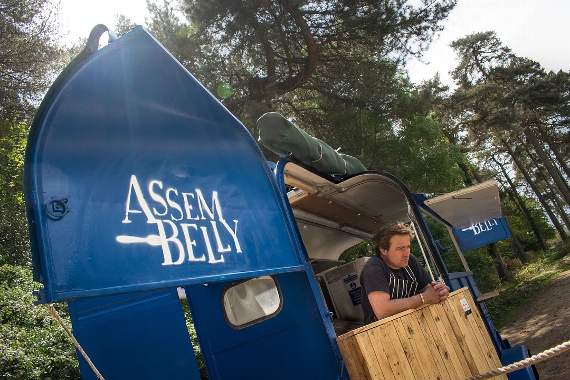 Toby Bradley-Watson and his ‘Assembelly’ mobile food vendor