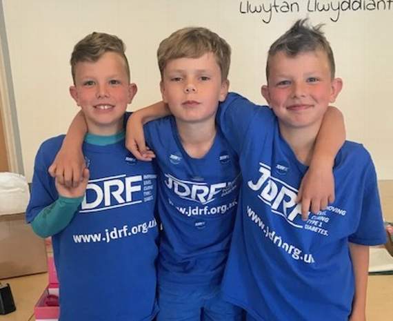 Isaac, Marley and Archie.