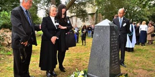 Memorial dedicated to victims of Japanese merchant ship unveiled in Angle