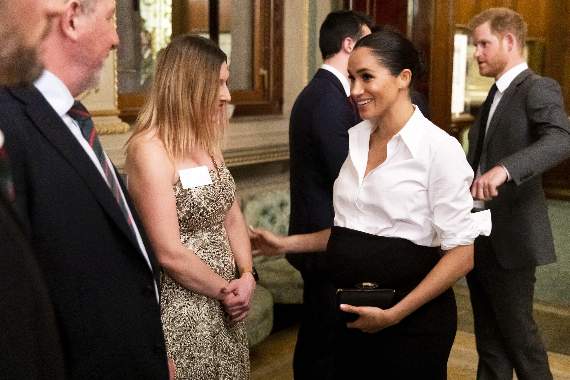 Daisy meeting Meghan, Duchess of Sussex