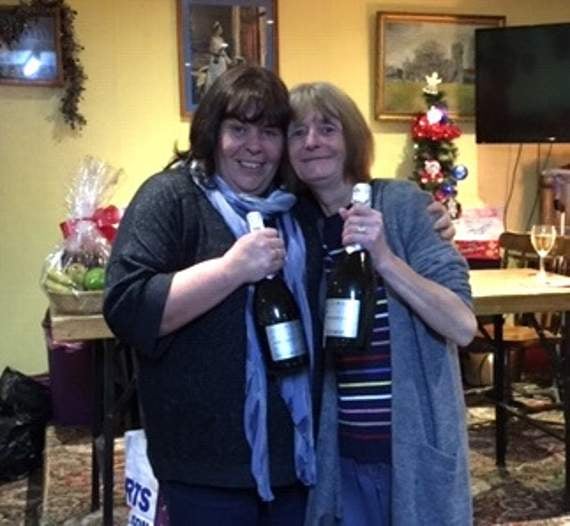 Furthest lady in the darts Anne Lonsdale.