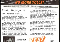 Pembrokeshire Lib Dems welcome news of tolls being scrapped 33 years on from campaign