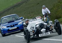 Vehicles take to the road in aid of the British Heart Foundation