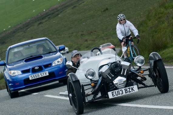 Vehicles take to the road in aid of the British Heart Foundation