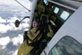 Sky-diving Tenby woman takes the plunge for charity