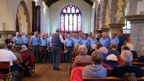 Tenby Male Choir on tour