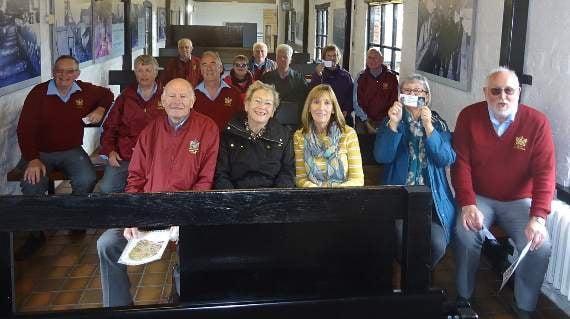 Waiting for the underground tour at the Big Pit