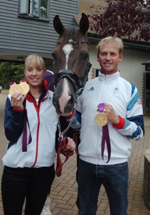Olympians Charlotte Dujardin and Carl Hester