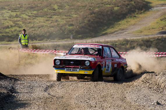 EAT MY DUST: Dave and Colin Kenkins were the first Forest of Dean Motor Club memebrs to finish in the club's tiem trial this weekend.
