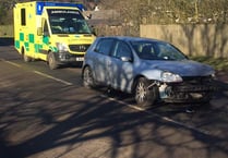 Traffic headache in Cinderford after double collision