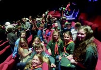 Scout group follows the 'gang' on theatre trip