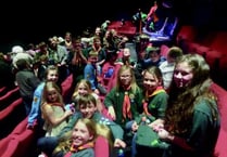Scout group follows the 'gang' on theatre trip