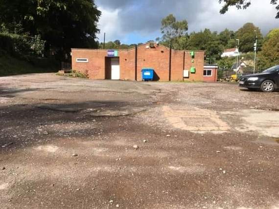 Wivey Rec car park before and after. PHOTOS: Mike Keal