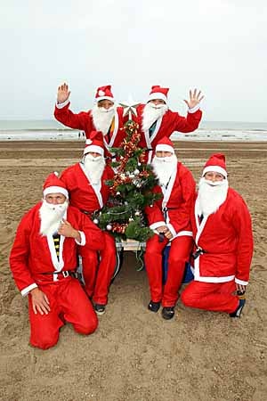 Hoping that Christmas - and the finishing line - came early was the team