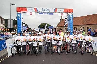 Minehead Middle School's bikeability group