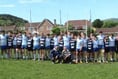 Young Minehead Barbarians welcome French twins