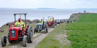 Tractors trundle for cancer charity