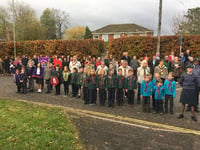 Children play their part in Remembrance