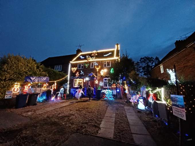 <p>Gail Whattingham’s Farnham Christmas Lights House, in Greenfield Road, usually goes live in early December and remains on display until New Year’s Day</p>