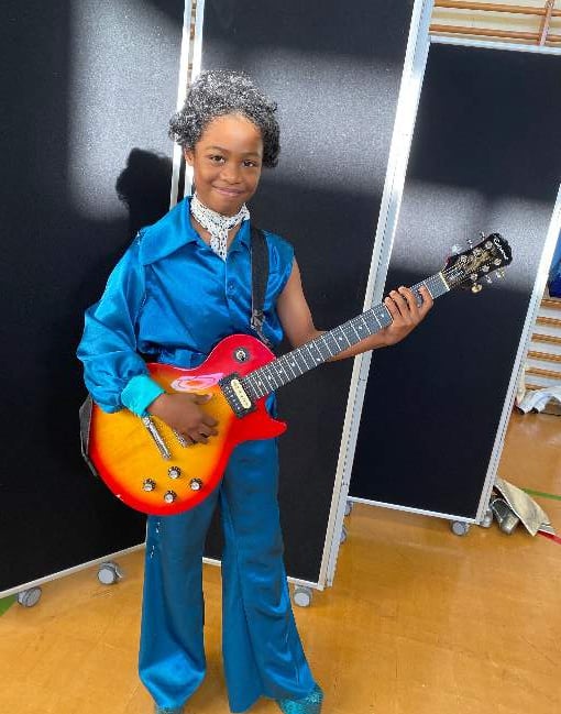 Ten-year-old Makisig, ready to play the role of Abba’s Björn Ulvaeus
