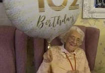 Jean enjoys her 102nd birthday