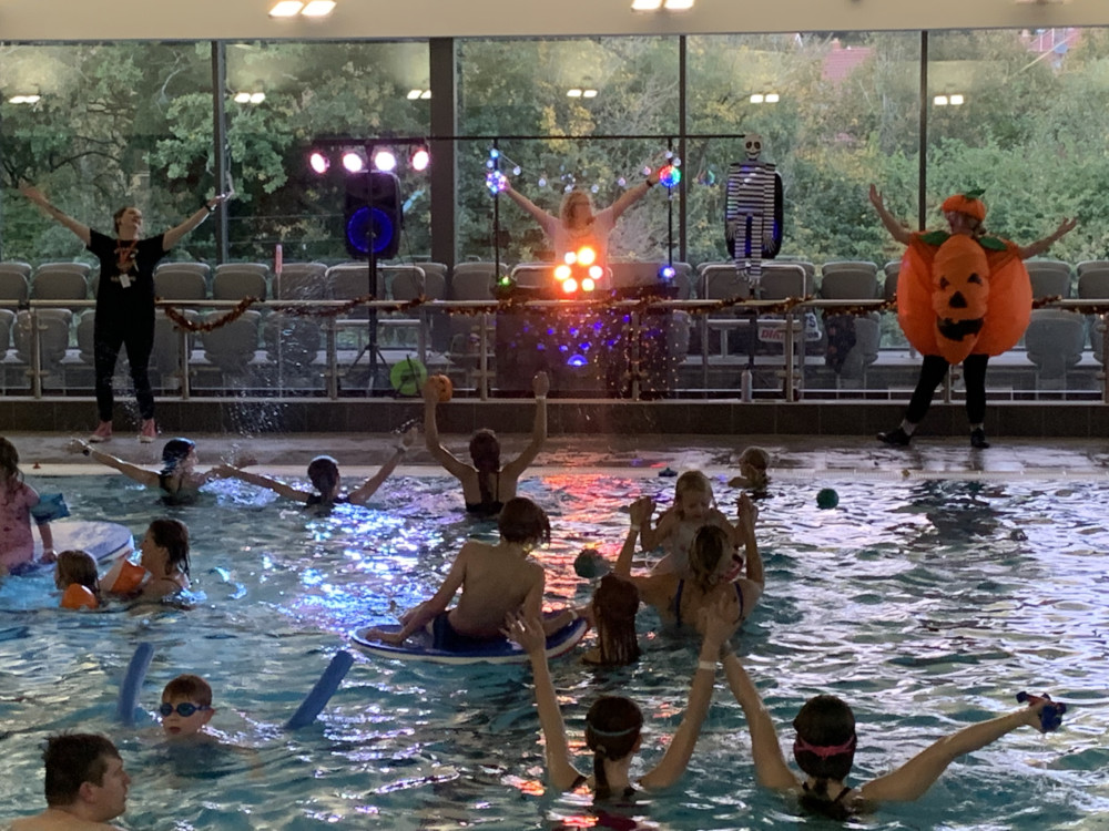 Alton Sports Centre hosted its first ever pool party over the Hallowe’en half-term break in October