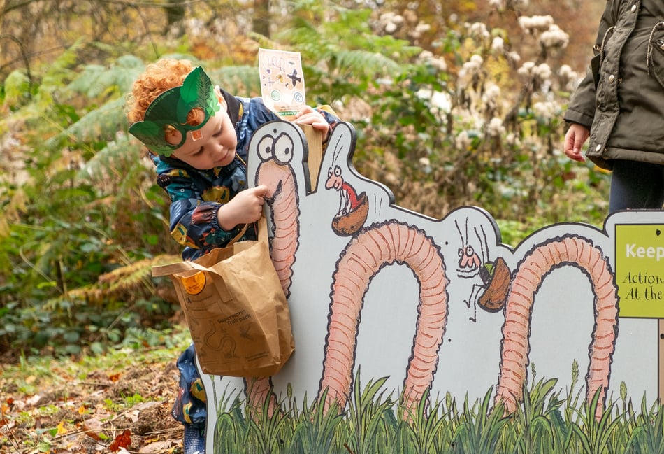 <p>The hugely popular children’s picture book Superworm returns to Alice Holt Forest this year with a brand-new family activity trail</p>
