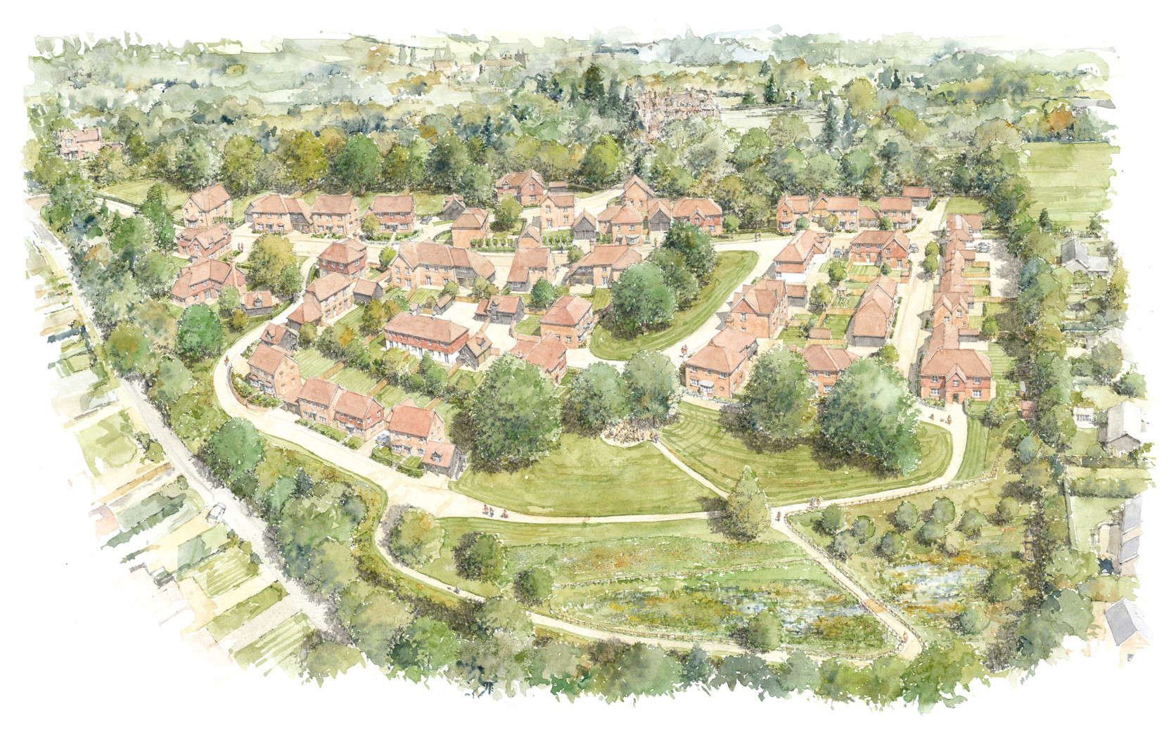 <p>An artist’s impression of the proposed ‘Scotland Park’ development</p>