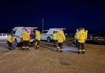 An 'extensive search' was launched following reports of man in sea