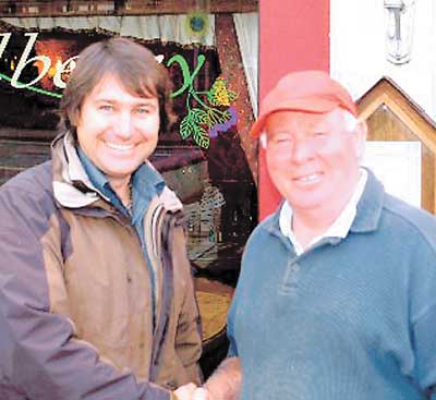 Runner-up Terry Hunt.