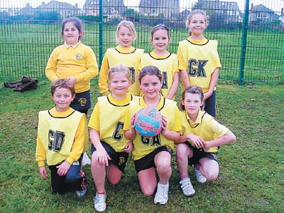 St. Teilo’s netball team.