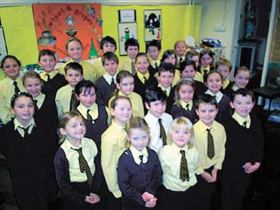 St. Teilo’s School Choir - a credit to the school and Mrs. Blackledge their teacher.