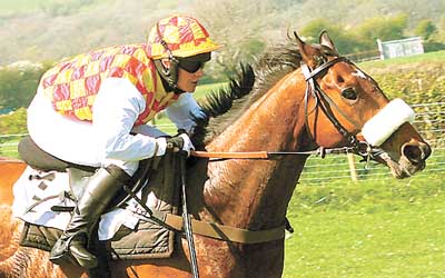 Local jockey Jodie Hughes continues to be a strong force in the saddle.