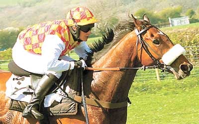 Local jockey Jodie Hughes continues to be a strong force in the saddle.