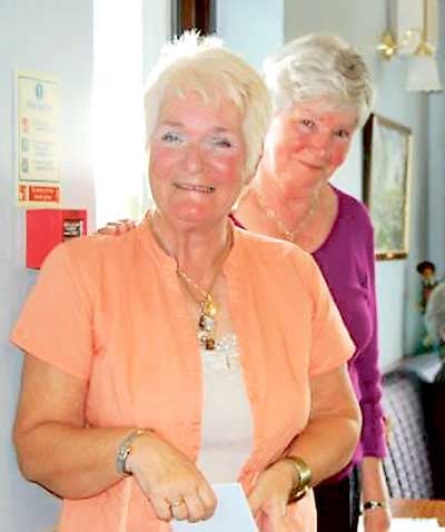 Anne Wilks, runner-up in the up to 29 handicap section.